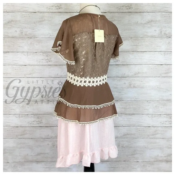 A'reve Woodland Cottage Chiffon Cardi Top - Picture 6 of 10